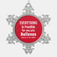 Miracle Bible Verse Christian Faith Red 