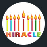 Miracle Classic Round Sticker<br><div class="desc">Customise it with your own design, or any of ours.</div>