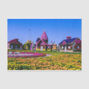 Miracle Garden, Dubai floral houses Tissue Paper