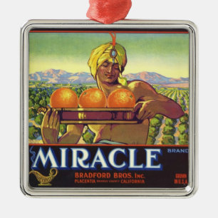 Miracle Genie  Metal Tree Decoration