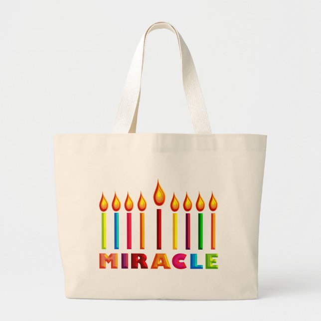 Miracle Large Tote Bag (Front)