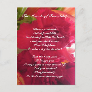 Miracle of Friendship postcard