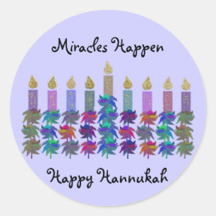 Miracle of Hannukah Stickers