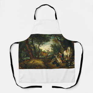 Miracle of Saint Hubert by Peter Paul Rubens  Apron