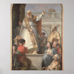 Miracle of St. Patrick, c.1746 (oil on canvas) Poster