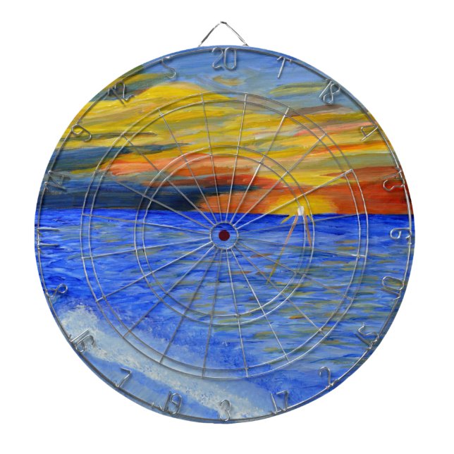 Miracle of Sunset Dartboard (Front)