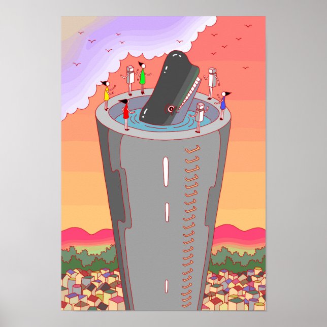 Miracle on Top of the Chimney. Poster (Front)