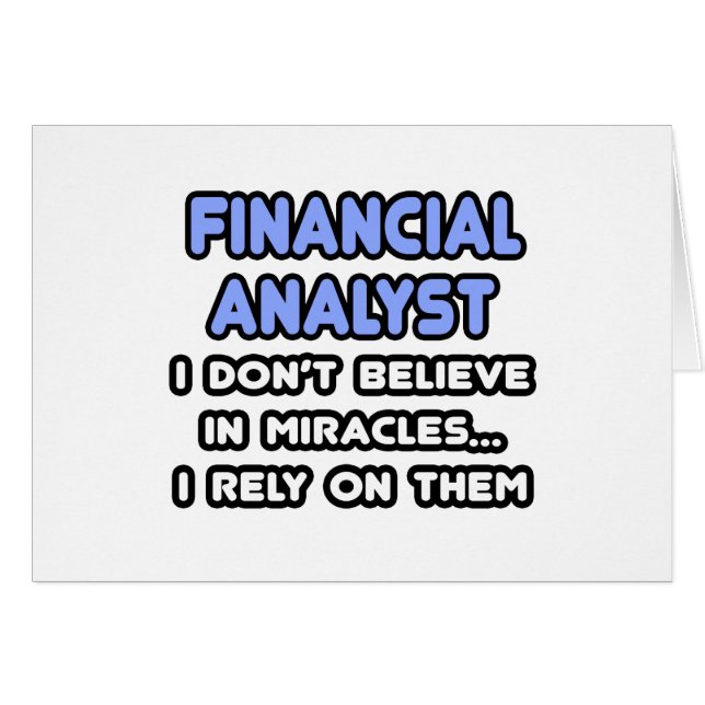 Miracles and Financial Analysts (Front Horizontal)