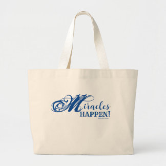 Miracles Happen Jumbo Tote