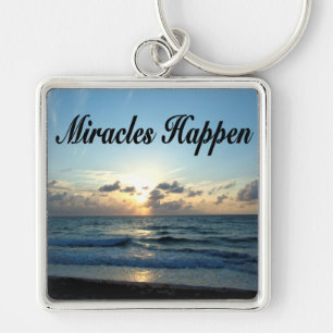 MIRACLES HAPPEN KEY RING