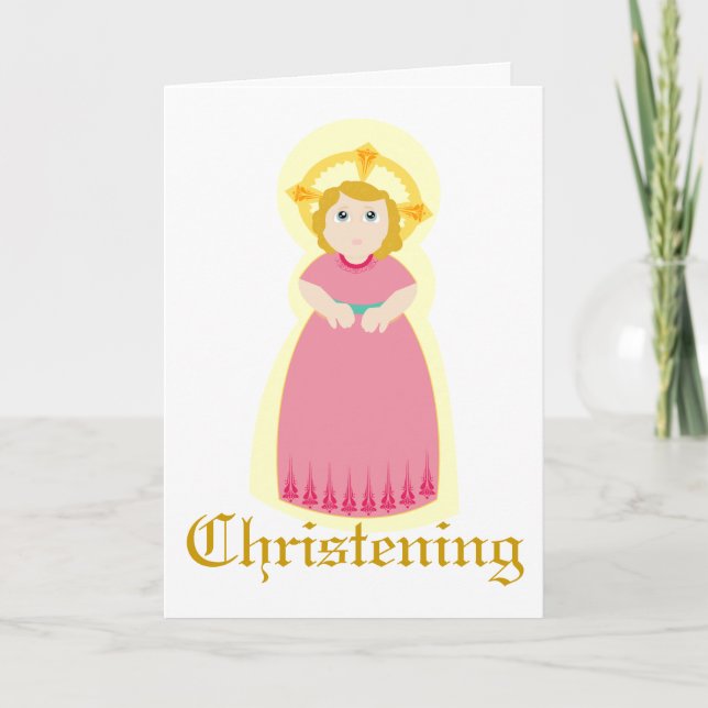 Miraculous Christening-Customise Card (Front)