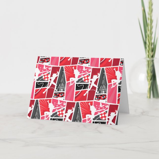 Miraculous Comic Ladybug Paris Pattern Card (Front)