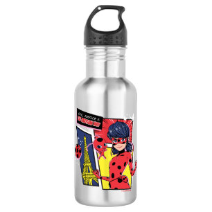 Miraculous Comic Ladybug Parisian Way 532 Ml Water Bottle