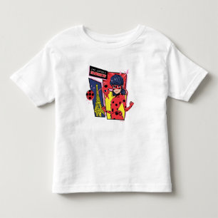 Miraculous Comic Ladybug Parisian Way Toddler T-Shirt