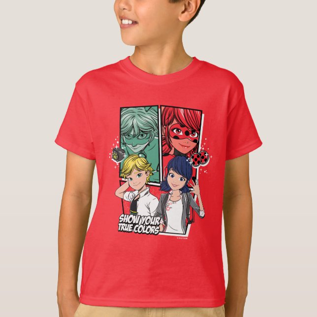 Miraculous Comic Marinette & Adrien True Colours T-Shirt (Front)