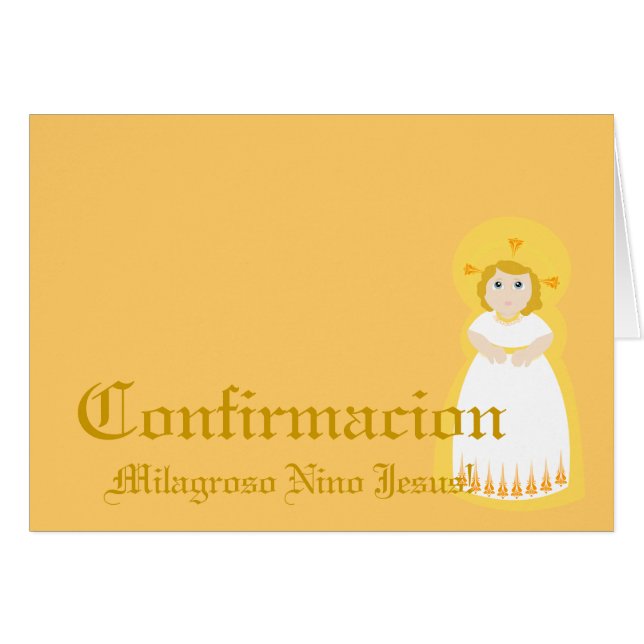 Miraculous" Confirmacion"-Spanish-Customise (Front Horizontal)