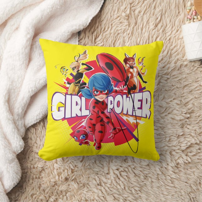 Miraculous Girl Power Cushion (Blanket)