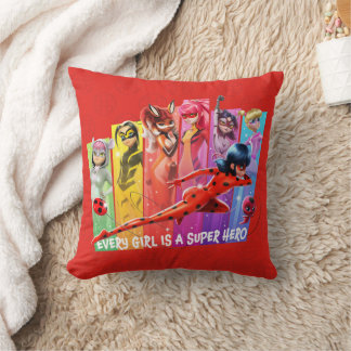 Miraculous Girls | Every Girl is a Super Hero Cushion