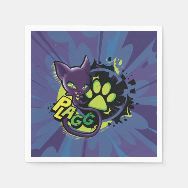 Miraculous Kwami Plagg Napkin (Front)