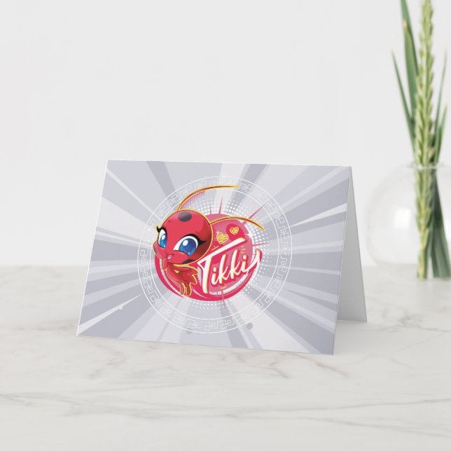 Miraculous Kwami Tikki Card (Front)