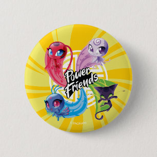 Miraculous Kwamis Power Friends 6 Cm Round Badge
