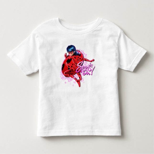 Miraculous Ladybug | Spots On Graphic Toddler T-Shirt (Front)