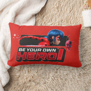 Miraculous Ladybug & Tikki   Be Your Own Hero! Lumbar Cushion