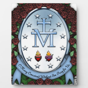 Miraculous Medal 2 Plaque