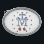 Miraculous Medal Belt Buckles<br><div class="desc">Miraculous Medal</div>