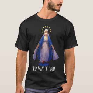 Miraculous Medal Marian Our Lady of Grace Catholic T-Shirt