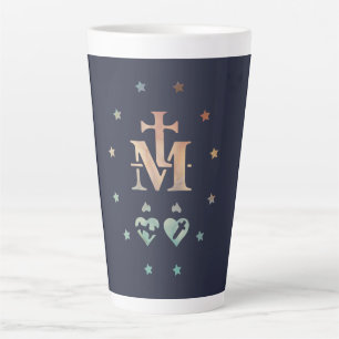 Miraculous Medal Our Lady of Grace Latte Mug