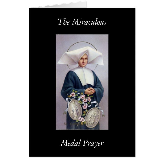 Miraculous Medal Prayer (Front)