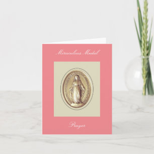 Miraculous Medal Prayer Card