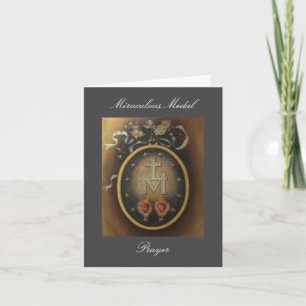 Miraculous Medal Prayer Card