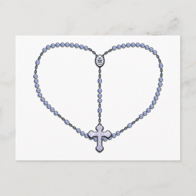 Miraculous Medal Rosary Postcard (Front)