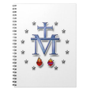 Miraculous Medal Spiral Notebook