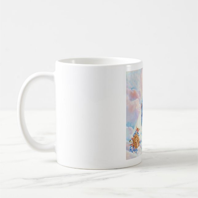 Miraculous Medal Virgin Coffee Mug (Left)