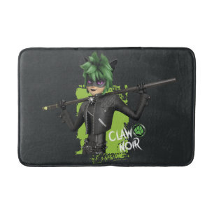 Miraculous Re-verse Claw Noir Character Graphic Bath Mat