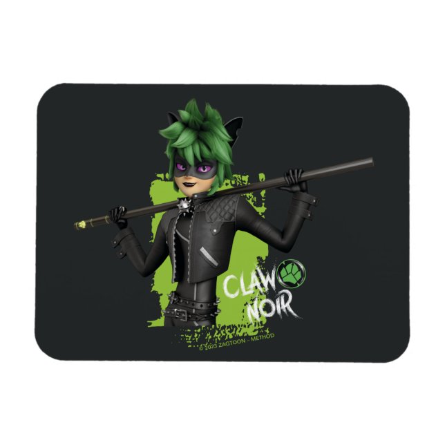 Miraculous Re-verse Claw Noir Character Graphic Magnet (Horizontal)