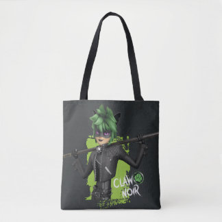 Miraculous Re-verse Claw Noir Character Graphic Tote Bag
