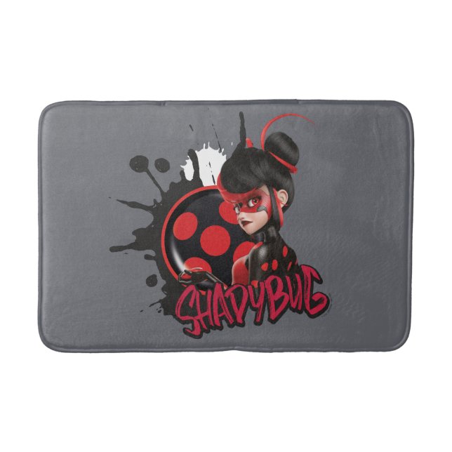 Miraculous Re-verse Shadybug Character Graphic Bath Mat (Front)