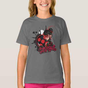 Miraculous Re-verse Shadybug Character Graphic T-Shirt