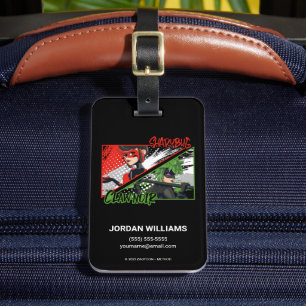 Miraculous Re-verse Shadybug & Claw Noir Luggage Tag