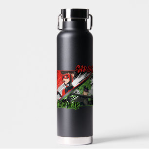 Miraculous Re-verse Shadybug & Claw Noir Water Bottle