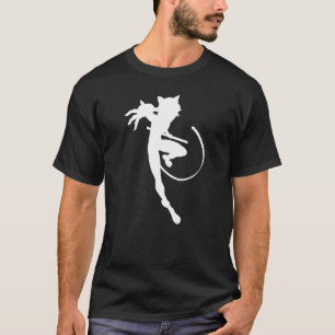 Miraculous Silhouette Cat Noir Claws Out (White) 1 T-Shirt