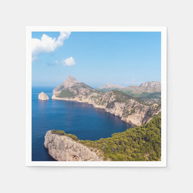 Mirador es Colomer in Cap de Formentor - Mallorca Napkin (Front)