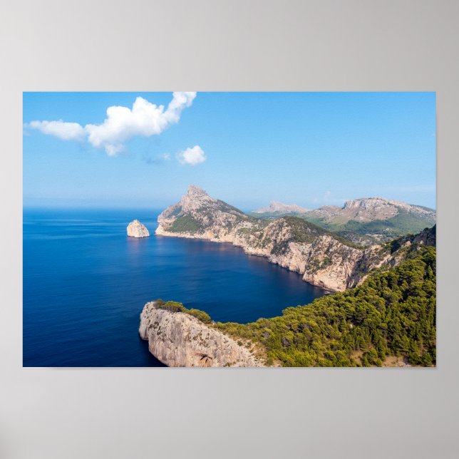 Mirador es Colomer in Cap de Formentor - Mallorca Poster (Front)
