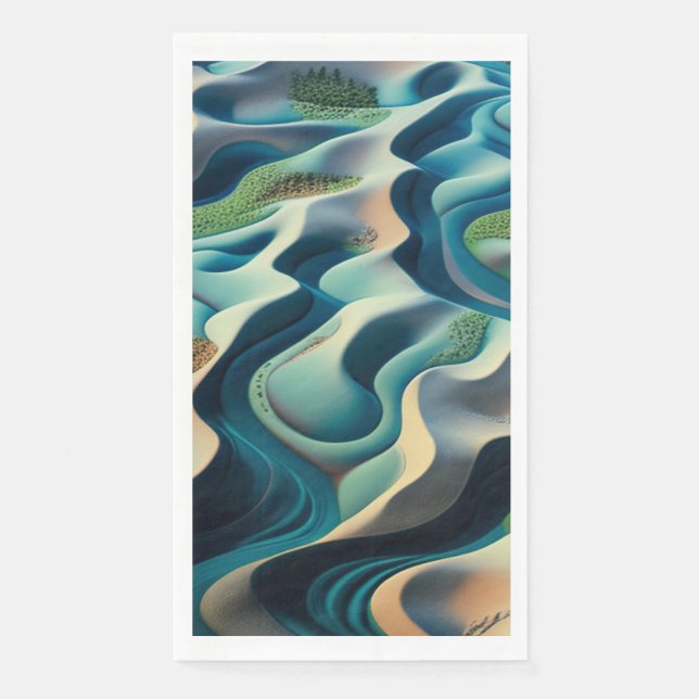 Mirage Currents Napkin (Front)