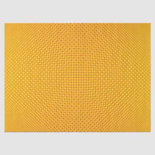 ‘Mirage’   Vibrant Yellow on Russet Orange   Tissue Paper