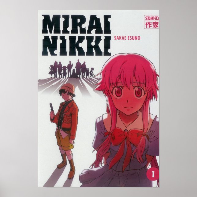 Mirai Nikki  Future Diary Cover 1 Poster (Front)